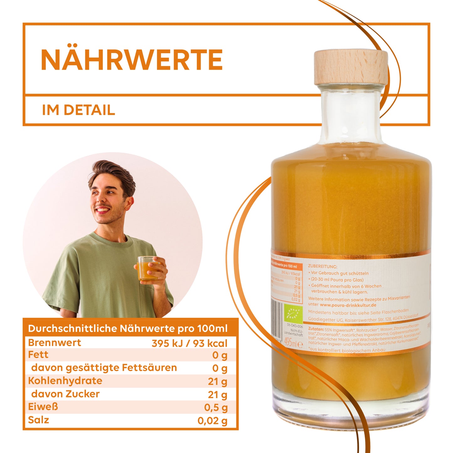 Ingwer Essenz (495ml)