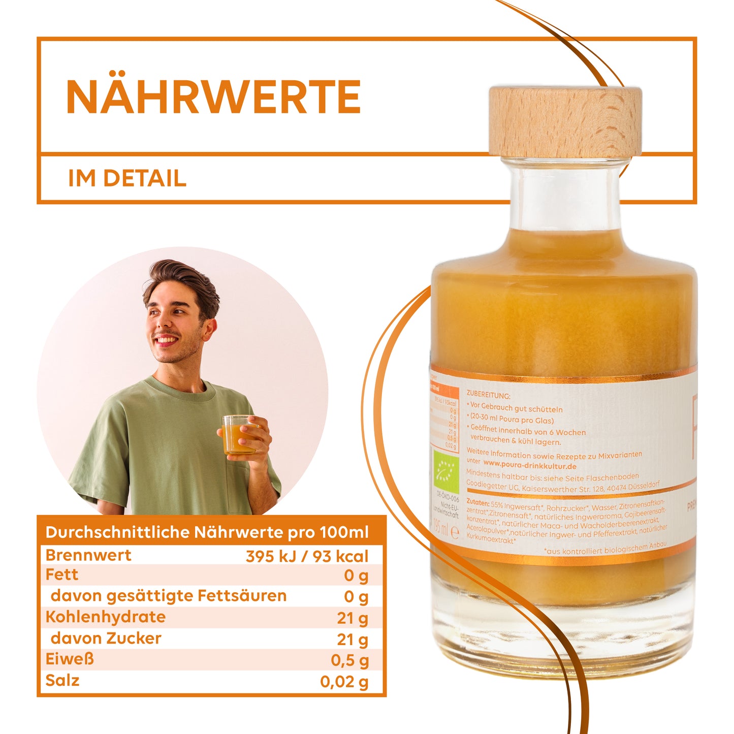 3x Ingwer Essenz (195ml)