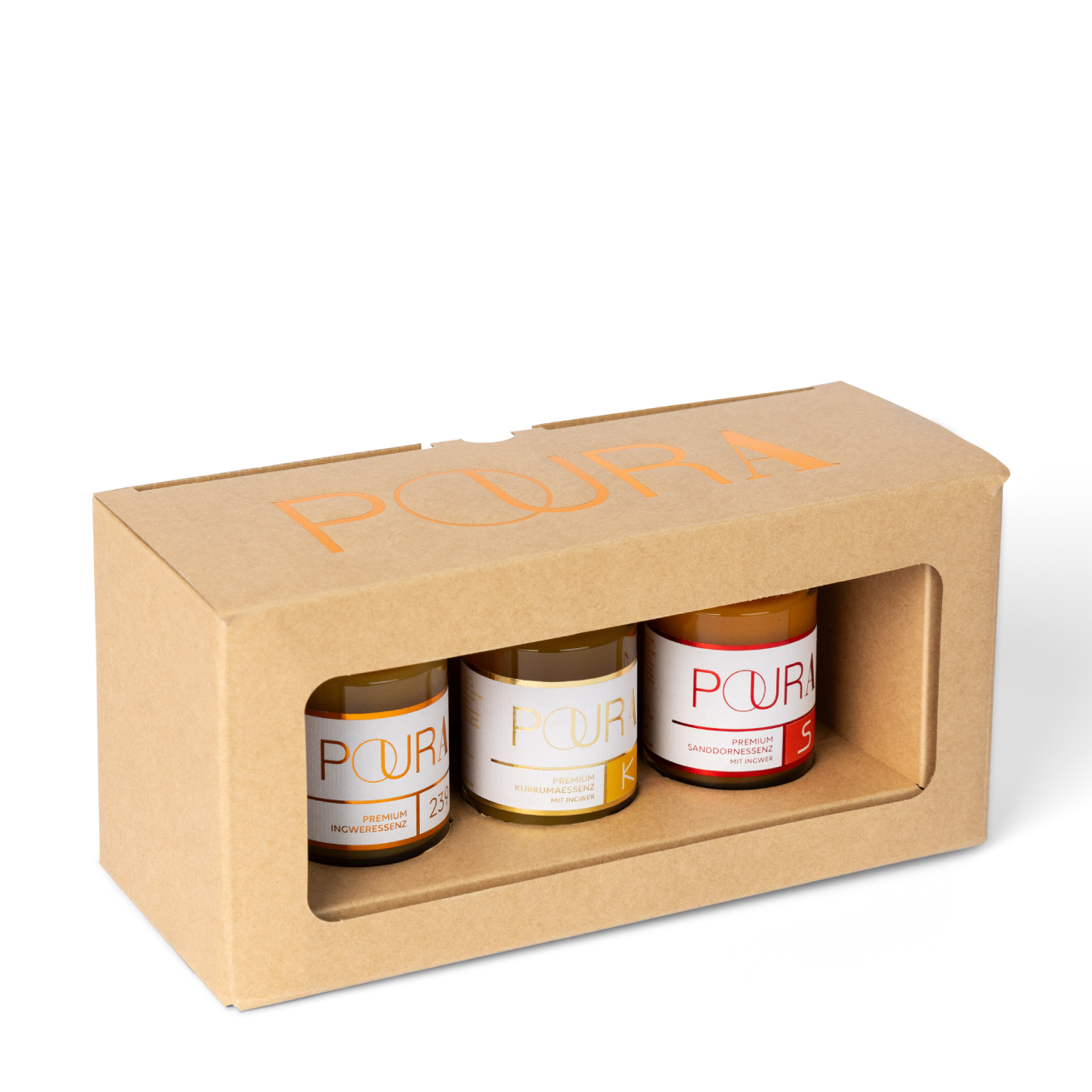 Probierbox Ingwer + Kurkuma + Sanddorn Essenz (95ml)
