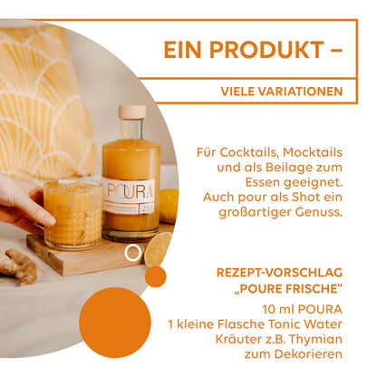 Poura BIO Premium Kurkumasirup 95ml